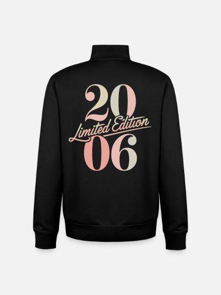 Édition limitée anniversaire 2006 - Sweat zippé unisexe en coton bio Stanley/Stella - noir