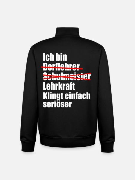 Lehrer Studium Abschluss bestanden - Unisex Organic Zip Sweatshirt von Stanley/Stella - Schwarz