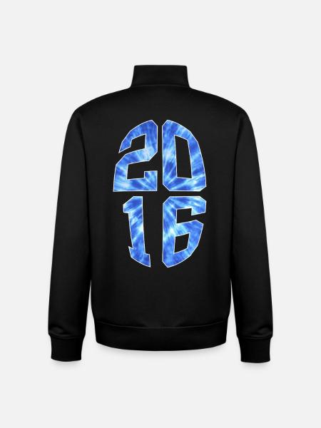 10 YEARS OLD 2016 10TH BIRTHDAY - Unisex Organic Zip Sweatshirt by Stanley/Stella - black
