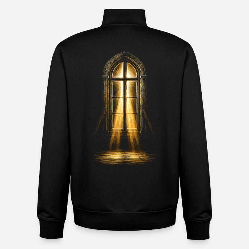 Kaplan Kleriker Pfarrer - Unisex Organic Zip Sweatshirt von Stanley/Stella - Schwarz