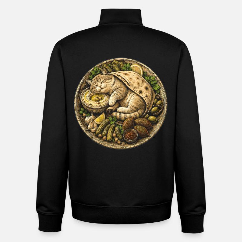 Lebanon Lebanese - Unisex Organic Zip Sweatshirt by Stanley/Stella - black