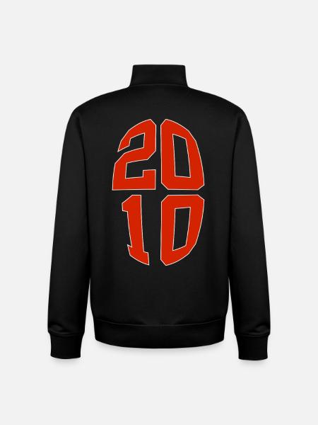 16 ANS 2010 16E ANNIVERSAIRE - Sweat zippé unisexe en coton bio Stanley/Stella - noir