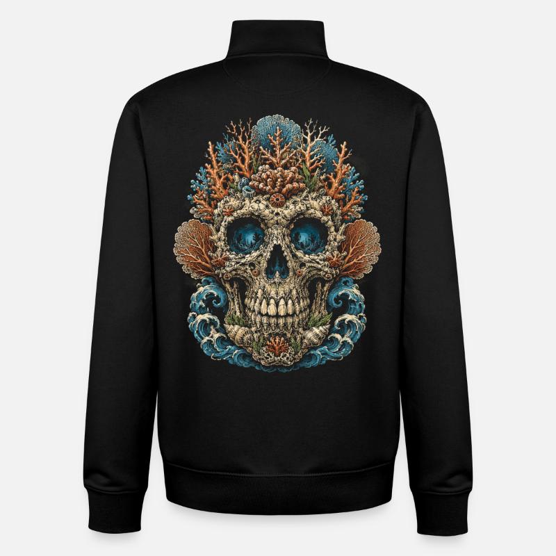 Belize Belizische Wurzel - Unisex Organic Zip Sweatshirt von Stanley/Stella - Schwarz