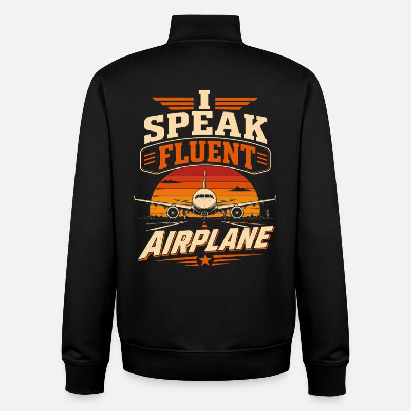 Flugzeug Mechanik Technik Und Luftfahrt - Unisex Organic Zip Sweatshirt von Stanley/Stella - Schwarz