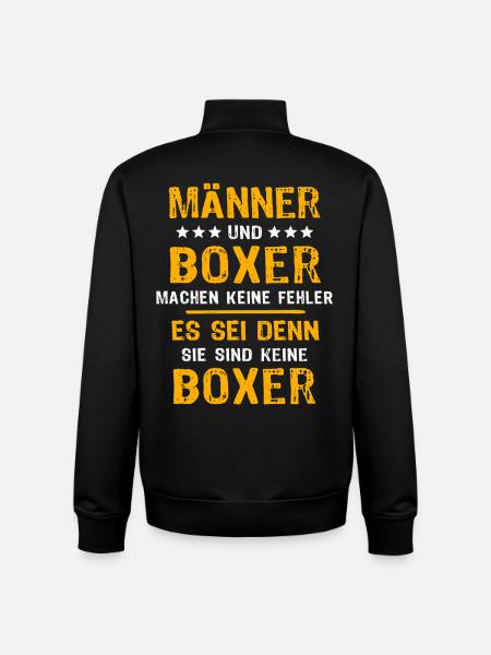 Boxer Boxen - Unisex Organic Zip Sweatshirt von Stanley/Stella - Schwarz