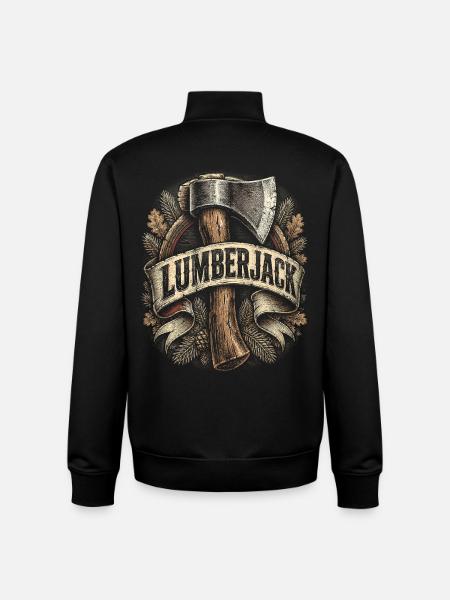 Lumberjacks Tree Cutters Lumberjacks - Unisex Organic Zip Sweatshirt by Stanley/Stella - black