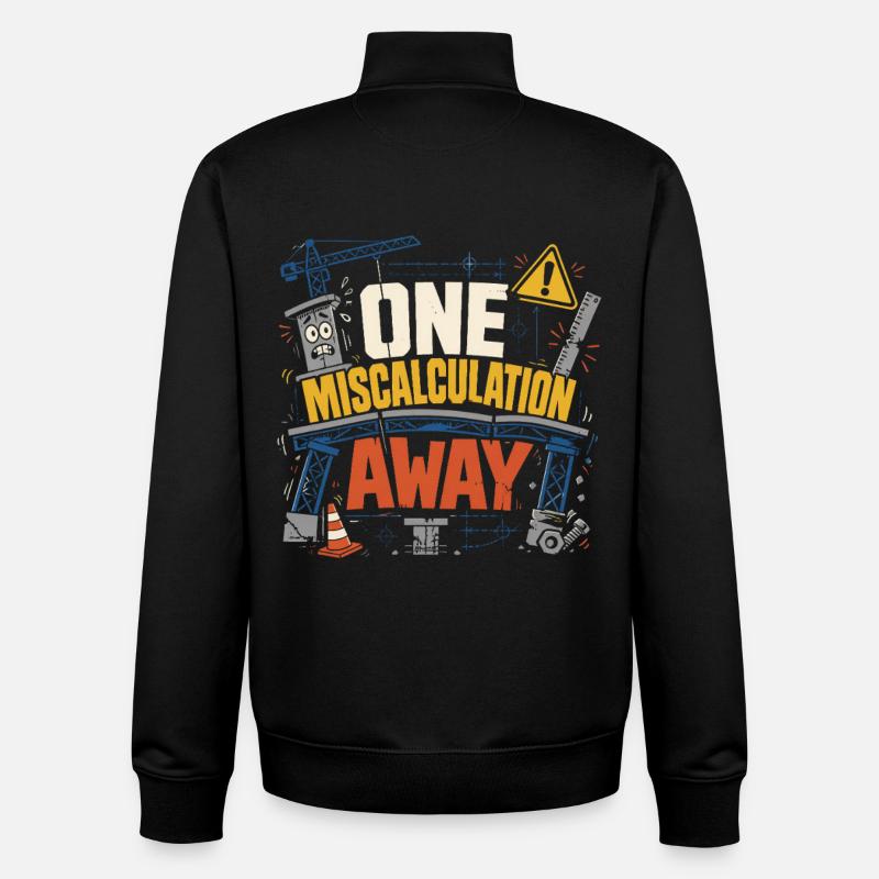 Bridge Engineer Civil Engineering - Unisex Organic Zip Sweatshirt by Stanley/Stella - black