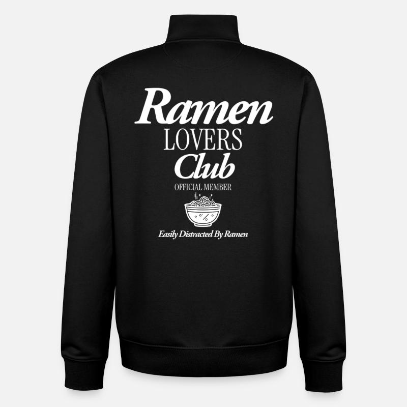Ramen - Unisex Organic Zip Sweatshirt von Stanley/Stella - Schwarz