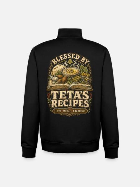 Libanon Libanese Tetas Recipes - Unisex Organic Zip Sweatshirt von Stanley/Stella - Schwarz
