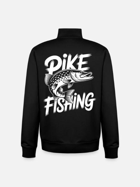 Springender Hecht - Unisex Organic Zip Sweatshirt von Stanley/Stella - Schwarz