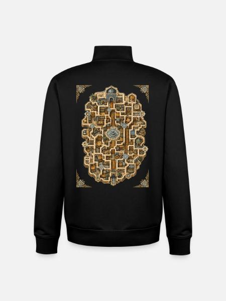 Moroccan Moroccan Moroccan - Unisex Organic Zip Sweatshirt by Stanley/Stella - black