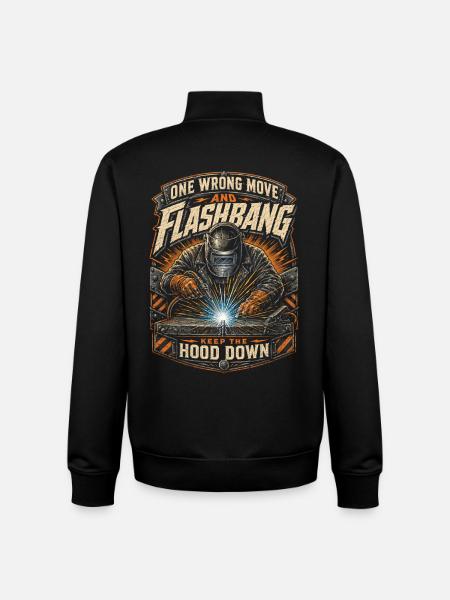 Welder Welding Specialist - Unisex Organic Zip Sweatshirt by Stanley/Stella - black