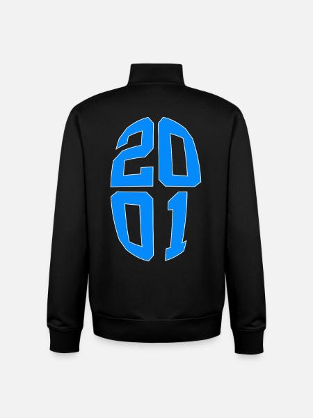 25 YEARS OLD 2001 25TH BIRTHDAY - Unisex Organic Zip Sweatshirt by Stanley/Stella - black