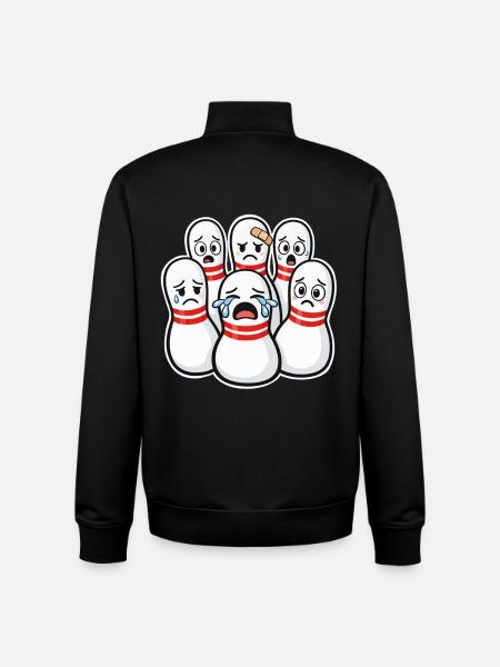 Skittles - Sweat zippé unisexe en coton bio Stanley/Stella - noir