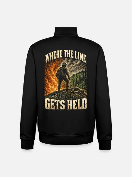 Fire brigade fire brigade groups - Unisex Organic Zip Sweatshirt by Stanley/Stella - black