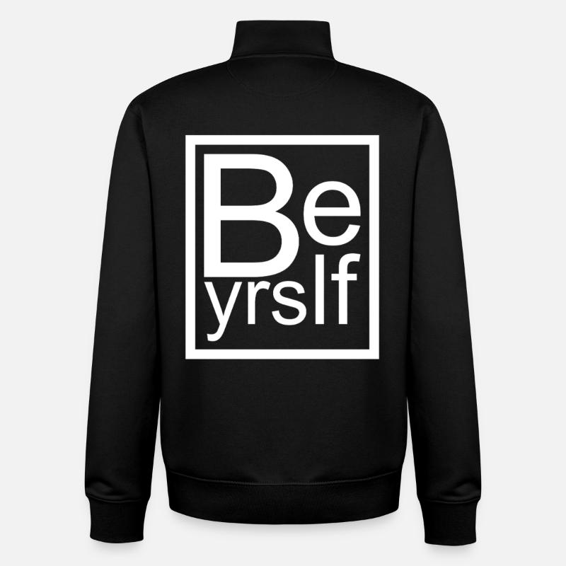 Be Yourself - Unisex Organic Zip Sweatshirt von Stanley/Stella - Schwarz