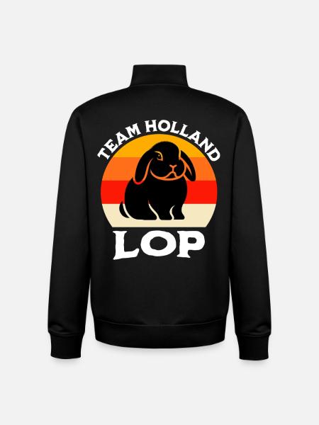 Team Dwarf Ram Rabbit - Unisex Organic Zip Sweatshirt by Stanley/Stella - black