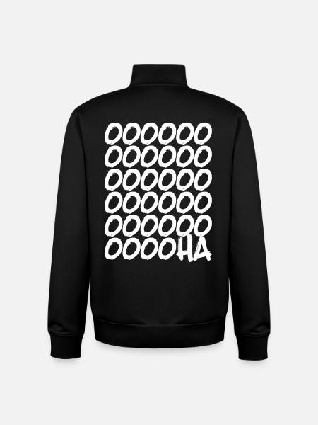 OOOOOHA - Unisex Organic Zip Sweatshirt von Stanley/Stella - Schwarz