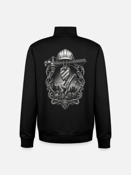 Kranführer Kranfahrer - Unisex Organic Zip Sweatshirt von Stanley/Stella - Schwarz