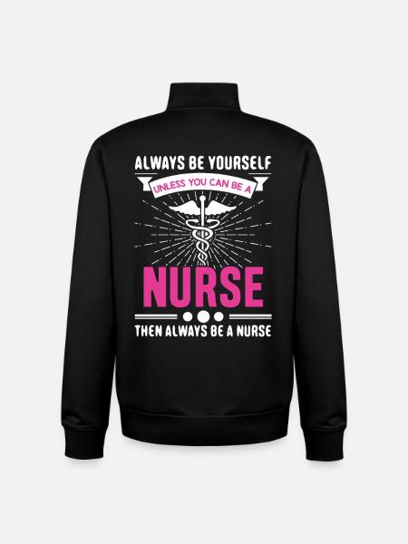 infirmier - Sweat zippé unisexe en coton bio Stanley/Stella - noir