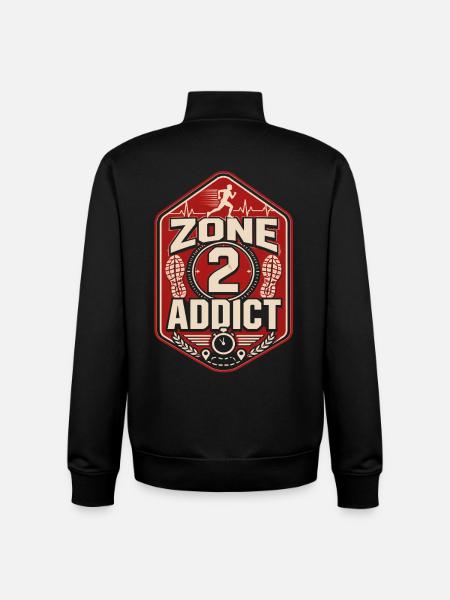 Marathon Marathon Runners Running - Unisex Organic Zip Sweatshirt by Stanley/Stella - black