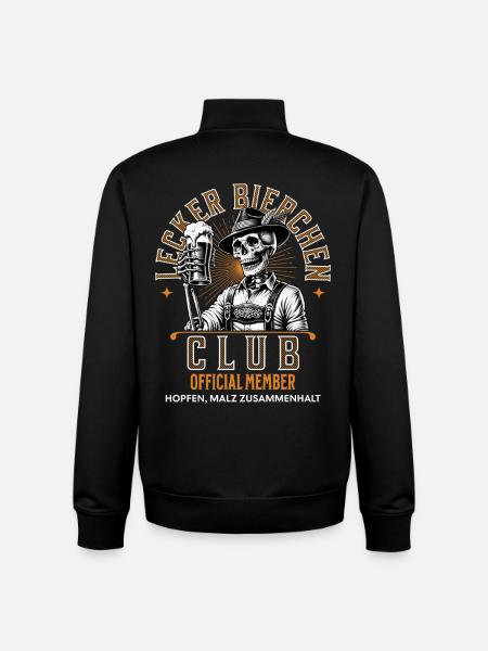 Lecker Bierchen Club - Unisex Organic Zip Sweatshirt von Stanley/Stella - Schwarz
