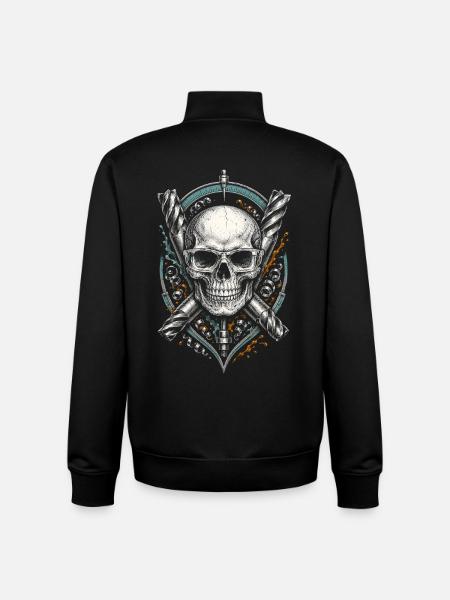 Cutting machine operator CNC router - Unisex Organic Zip Sweatshirt by Stanley/Stella - black
