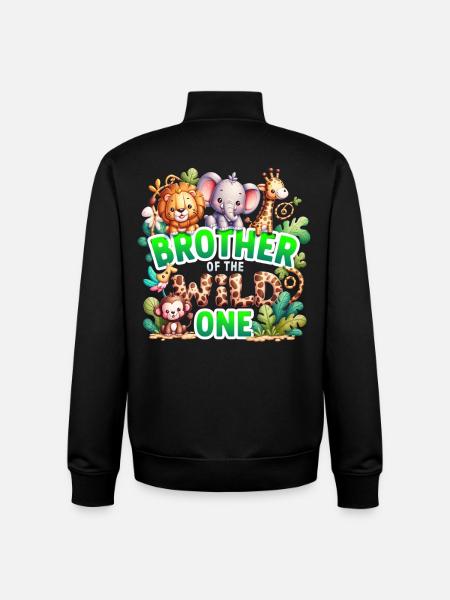 Bruder des Wilden - Unisex Organic Zip Sweatshirt von Stanley/Stella - Schwarz