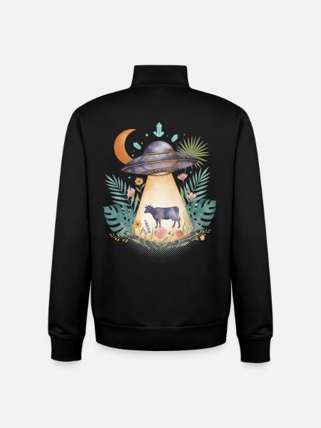 Spirituality Meditation Sacred Geometry Zen - Unisex Organic Zip Sweatshirt by Stanley/Stella - black