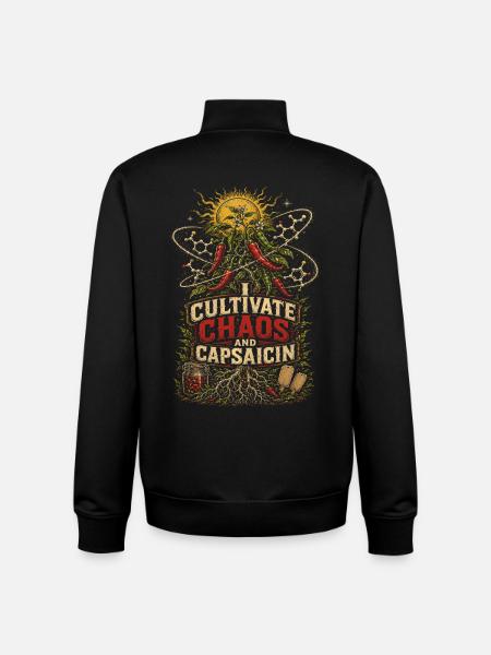 Chili Grower Chilis Anbauen - Unisex Organic Zip Sweatshirt von Stanley/Stella - Schwarz