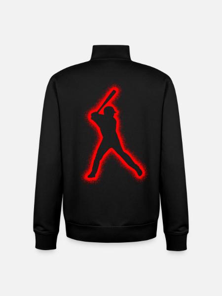 Baseball Boys Men Baseball Players - Unisex Organic Zip Sweatshirt by Stanley/Stella - black