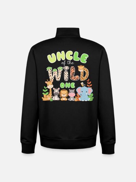 Onkel des Wilden - Unisex Organic Zip Sweatshirt von Stanley/Stella - Schwarz