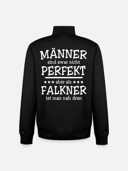 Falkner Männer - Unisex Organic Zip Sweatshirt von Stanley/Stella - Schwarz