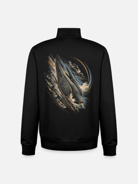 Falknerei Falkner - Unisex Organic Zip Sweatshirt von Stanley/Stella - Schwarz