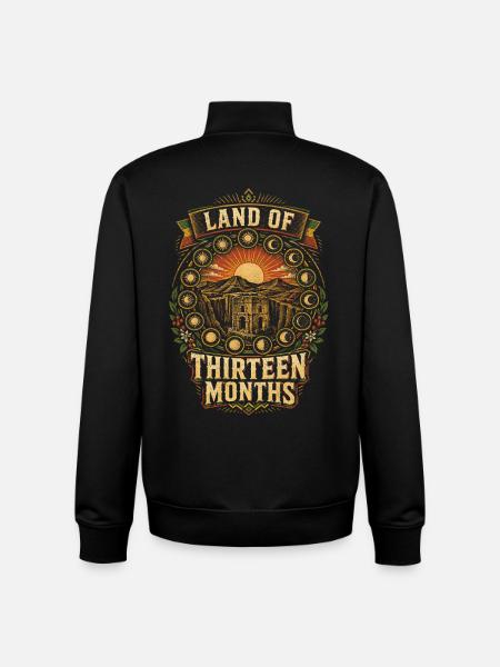 Ethiopia Ethiopian Thirteen Months - Unisex Organic Zip Sweatshirt by Stanley/Stella - black