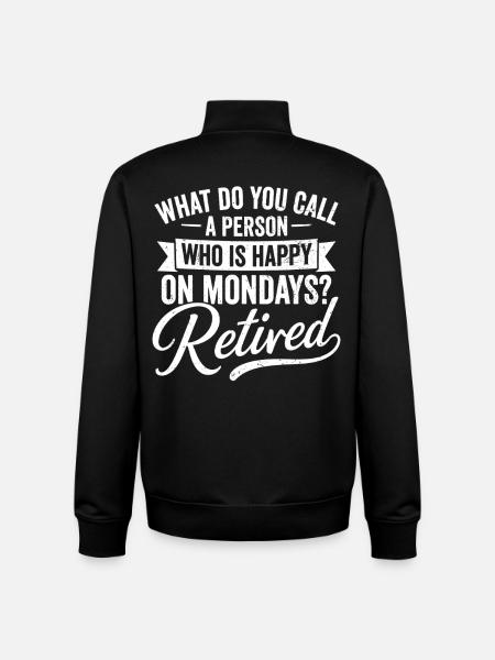 Retirement Plan Guitar - Unisex Organic Zip Sweatshirt by Stanley/Stella - black