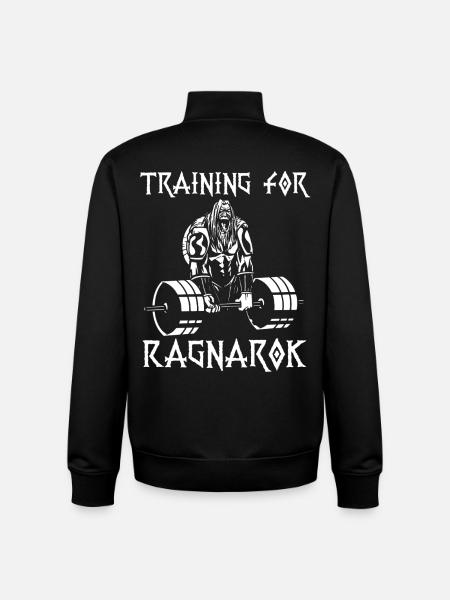 Training for Ragnarök - Unisex Organic Zip Sweatshirt by Stanley/Stella - black