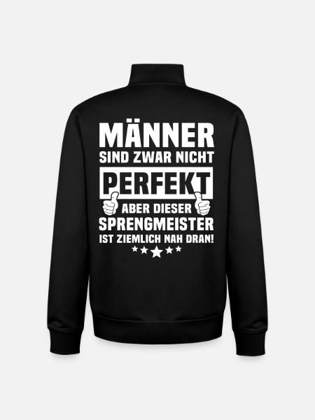 Sprengmeister - Unisex Organic Zip Sweatshirt von Stanley/Stella - Schwarz