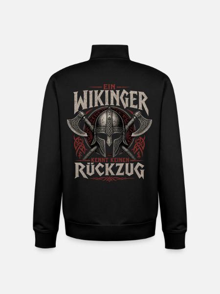 Wikinger Spruch - Unisex Organic Zip Sweatshirt von Stanley/Stella - Schwarz