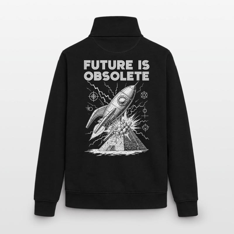 Vision d’avenir Conception de l’espace Sweat zippé unisexe en coton bio Stanley/Stella
