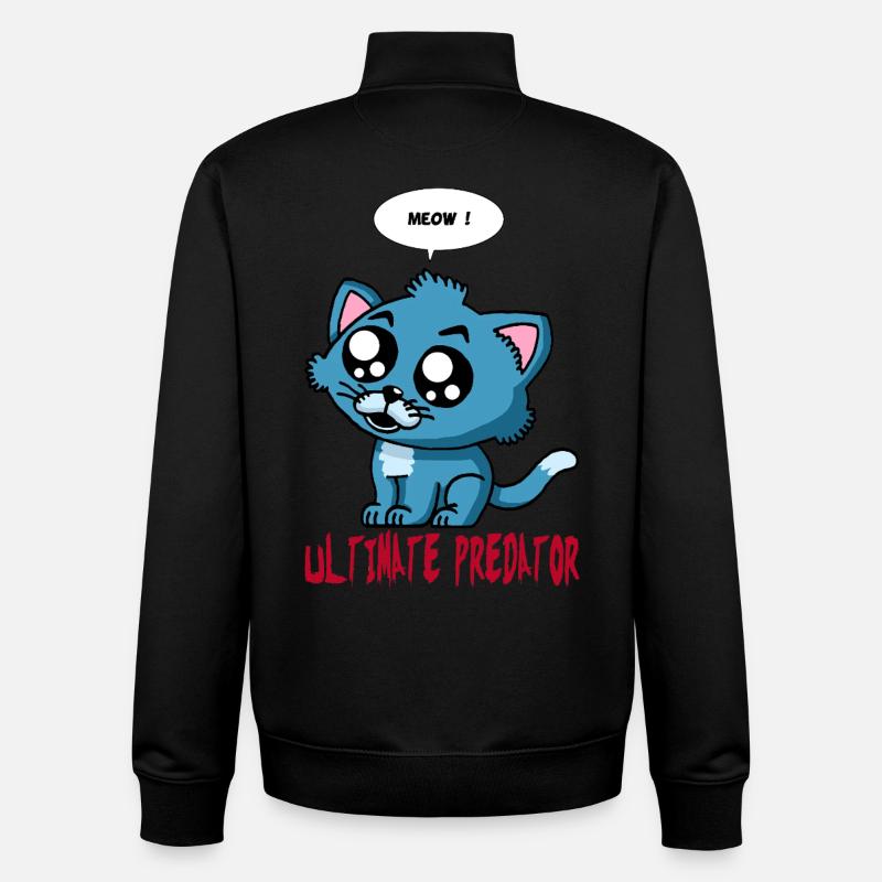 Ultimate Perdator - Unisex Organic Zip Sweatshirt by Stanley/Stella - black