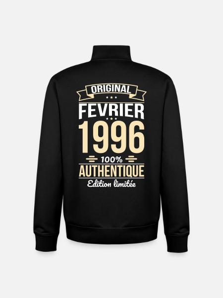 30th Anniversary - Original - February 1996 - Unisex Organic Zip Sweatshirt by Stanley/Stella - black