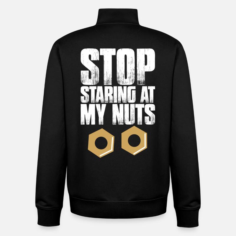 Plateforme constructio de construction d’échafaudage - Sweat zippé unisexe en coton bio Stanley/Stella - noir