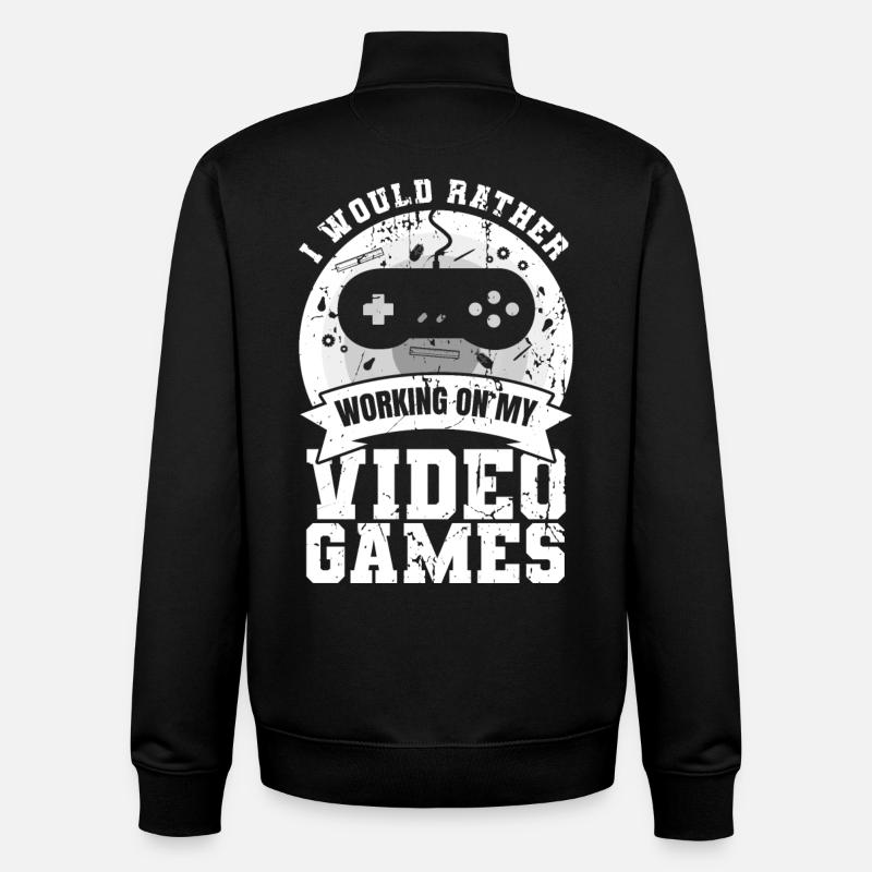 Game development - Unisex Organic Zip Sweatshirt by Stanley/Stella - black