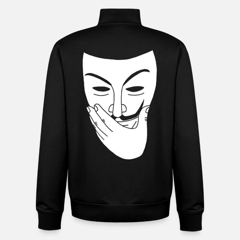 révélation - Sweat zippé unisexe en coton bio Stanley/Stella - noir