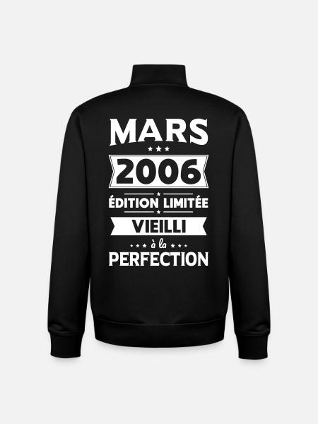 20th Anniversary - March 2006 Perfection - Unisex Organic Zip Sweatshirt by Stanley/Stella - black