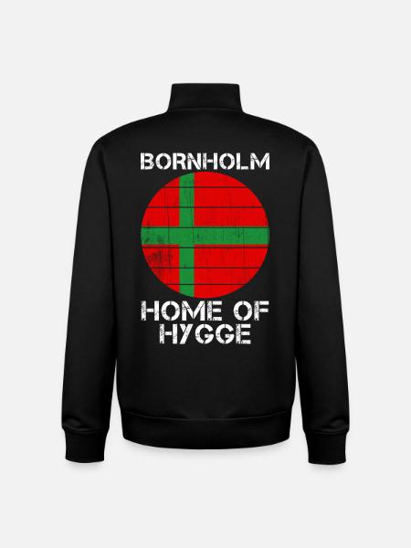Bornholm Home of Hygge - Unisex Organic Zip Sweatshirt by Stanley/Stella - black