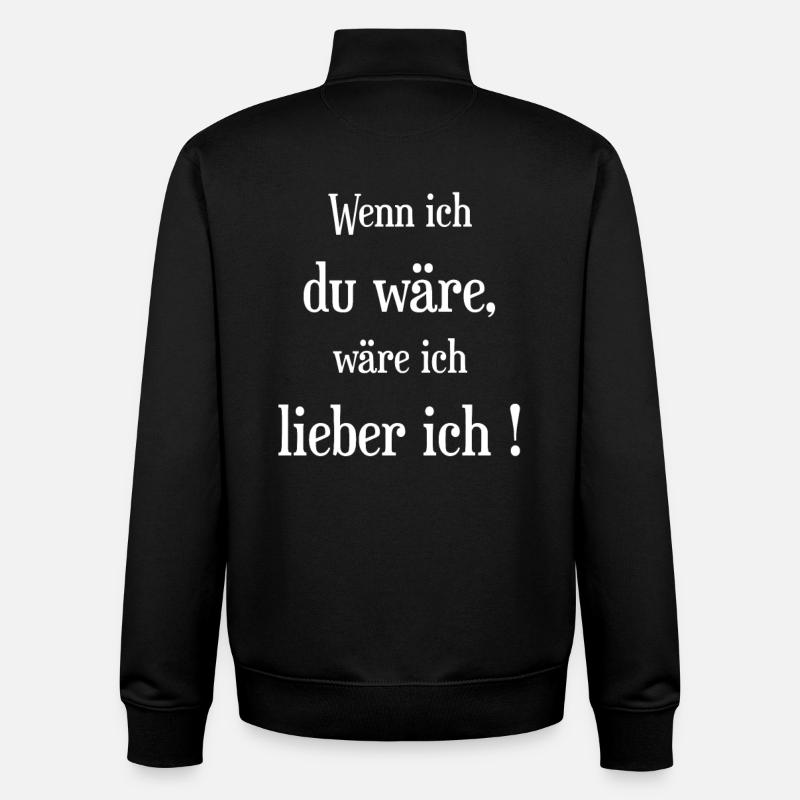 Coole Sprüche Cooler Spruch - Unisex Organic Zip Sweatshirt von Stanley/Stella - Schwarz