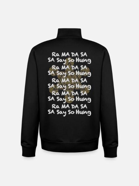 Mantra de guérison - Sweat zippé unisexe en coton bio Stanley/Stella - noir