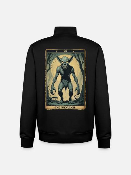The Pukwudgie Mythological Creatures - Unisex Organic Zip Sweatshirt by Stanley/Stella - black